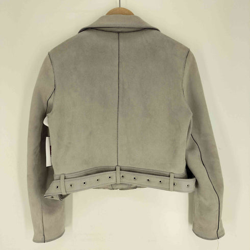 ザラ ZARA スエード ダブル ライダース  ジャケット レディース import:M